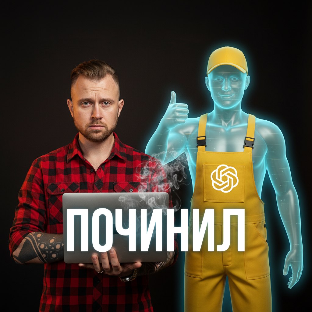 #Кейс: ChatGPT починил MacBook 💻