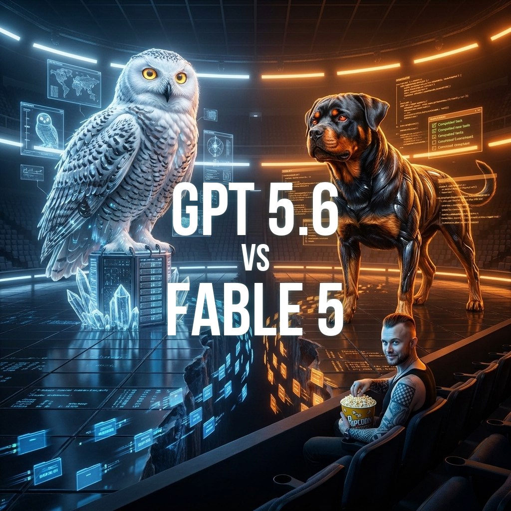 #AI: Fable 5 или GPT-5.6 - "сова" или "ротвейлер"? 👀